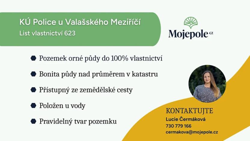 Prodej pole, Police, 4489 m2