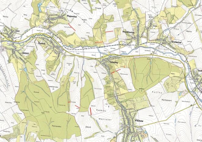 Prodej pole, Veletiny, 19554 m2