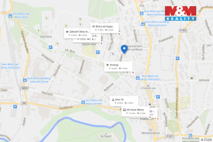 Prodej bytu 3+1, Nové Město nad Metují, Malecí, 58 m2