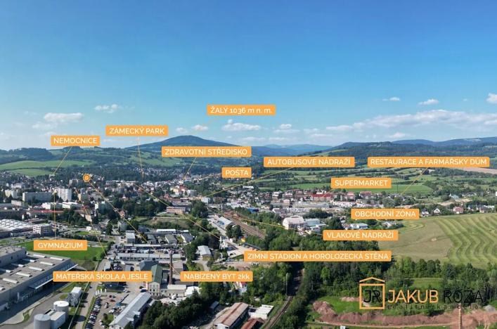 Prodej bytu 2+kk, Vrchlabí, Letná, 49 m2