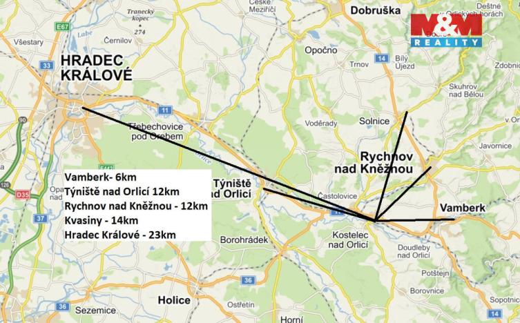 Prodej bytu 1+kk, Kostelec nad Orlicí, Mánesova, 38 m2