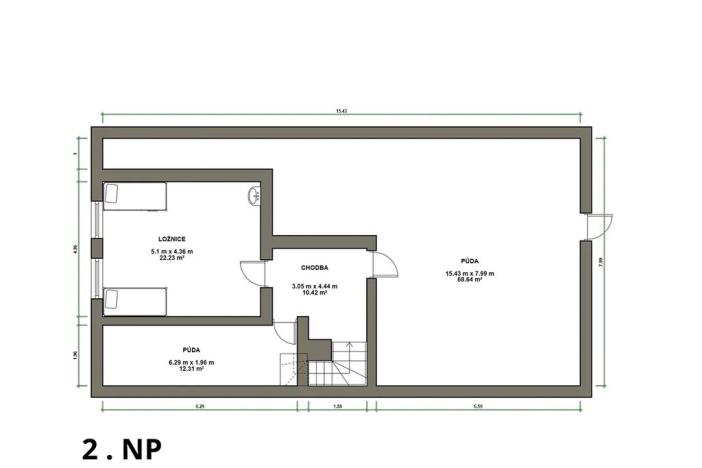 Prodej rodinného domu, Břasy, 138 m2