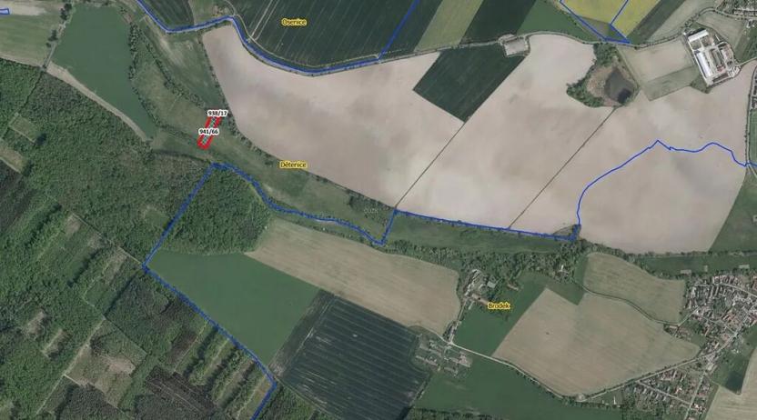 Prodej louky, Dětenice, 3390 m2