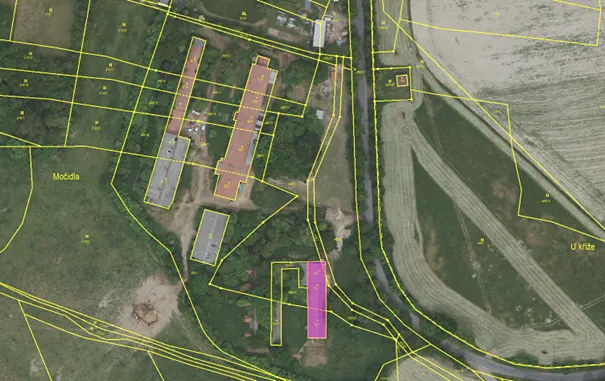 Prodej zemědělského objektu, Týček, 4133 m2