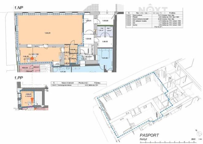 Pronájem kanceláře, Hluboká nad Vltavou, Masarykova, 123 m2