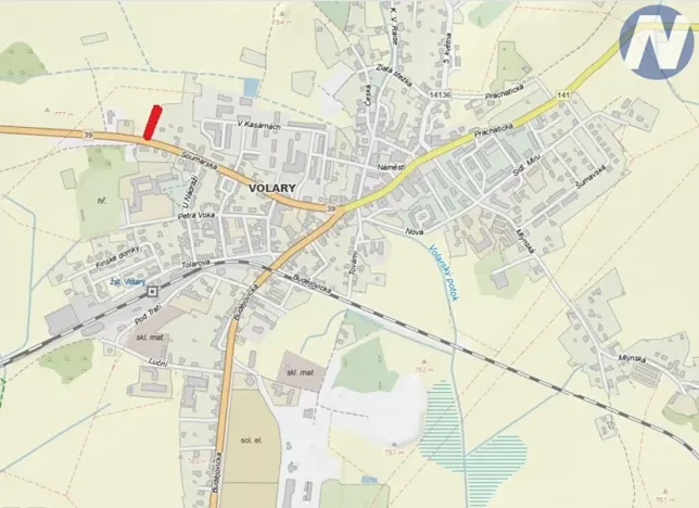 Prodej pozemku pro bydlení, Volary, 1768 m2