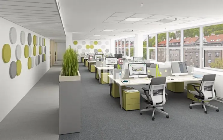 Pronájem kanceláře, Praha - Smíchov, Radlická, 432 m2