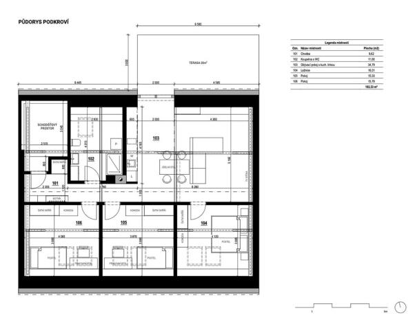 Prodej bytu 4+kk, Hodonín, Komenského, 102 m2