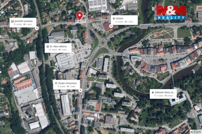 Pronájem bytu 1+1, Jaroměř - Pražské Předměstí, Národní, 40 m2