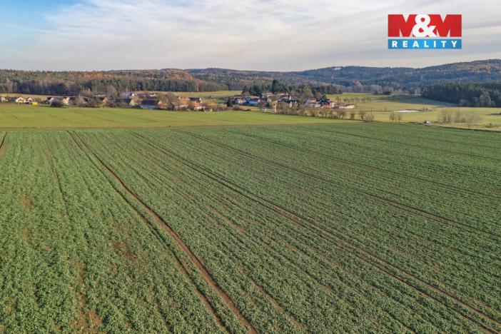 Prodej pole, Zemětice, 3590 m2