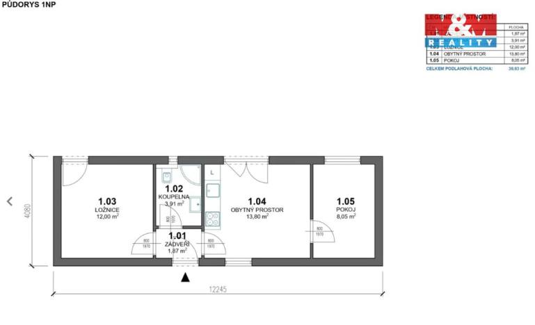 Prodej rodinného domu, Újezd nade Mží, 48 m2