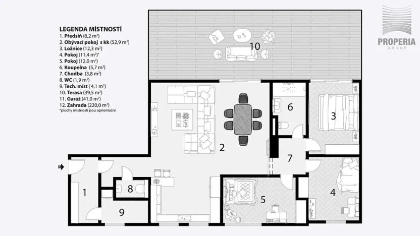 Prodej bytu 4+kk, Ivančice, Ořechová, 109 m2