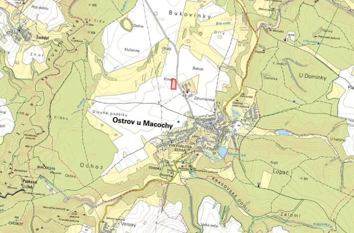 Prodej podílu pole, Ostrov u Macochy, 4816 m2