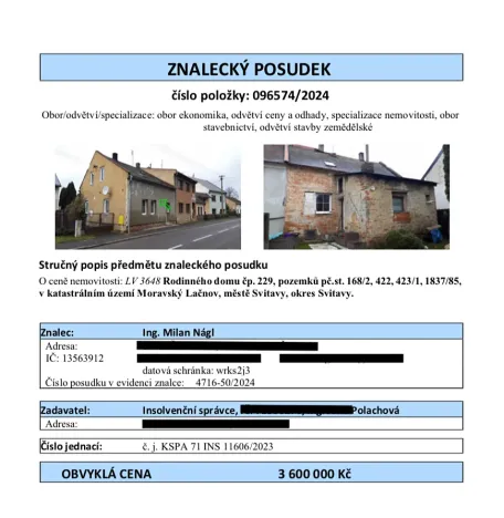 Prodej rodinného domu, Svitavy, Jana Želivského, 157 m2