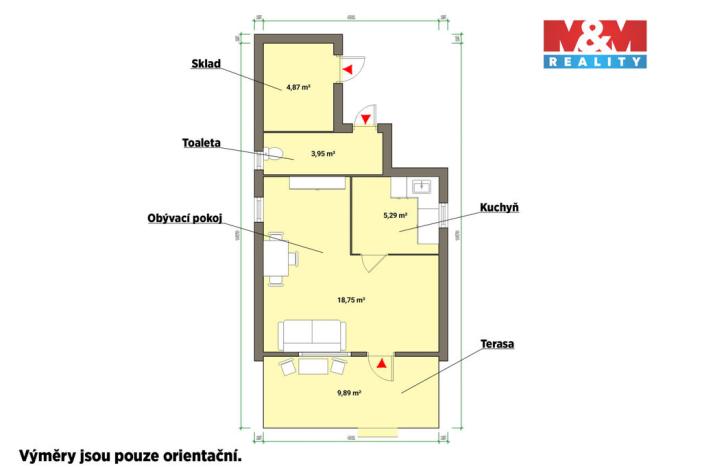 Prodej chaty, Hroznětín - Velký Rybník, 24 m2