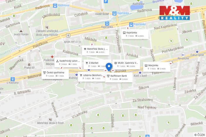 Pronájem obchodního prostoru, Praha - Břevnov, Bělohorská, 103 m2