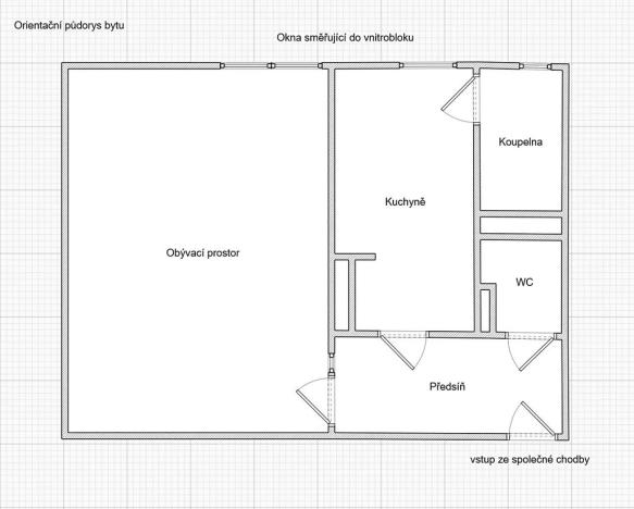 Prodej bytu 1+1, Opava, Sokolovská, 47 m2