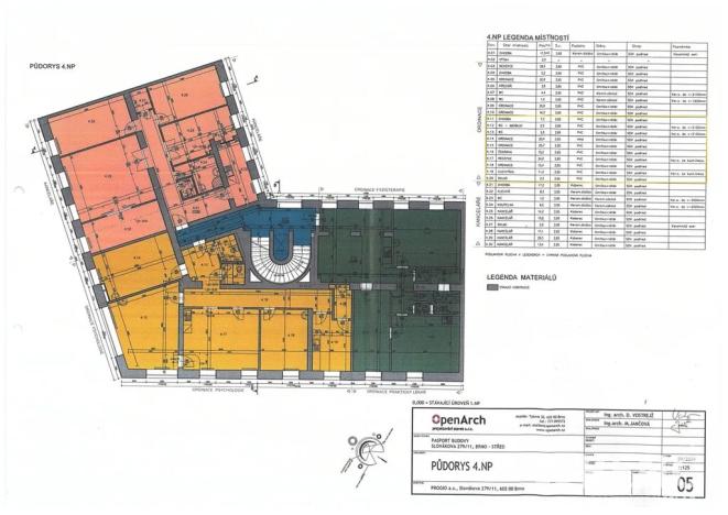 Pronájem kanceláře, Brno, Slovákova, 129 m2