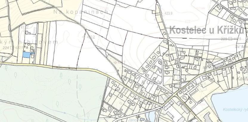 Prodej pozemku pro bydlení, Kostelec u Křížků, 1188 m2