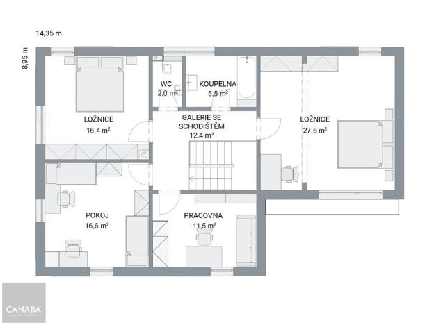 Prodej rodinného domu, Škvorec, 183 m2