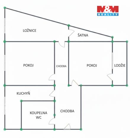 Prodej bytu 3+1, Liberec - Liberec XIV-Ruprechtice, Na Pískovně, 77 m2