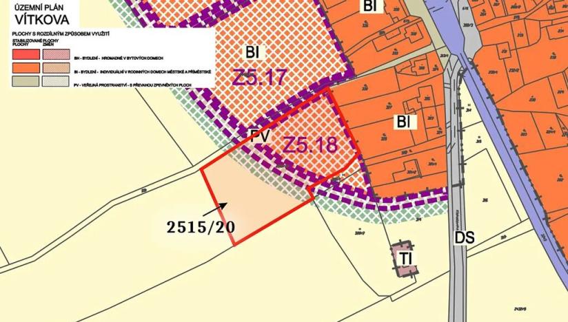 Prodej pozemku pro bydlení, Vítkov, 7340 m2