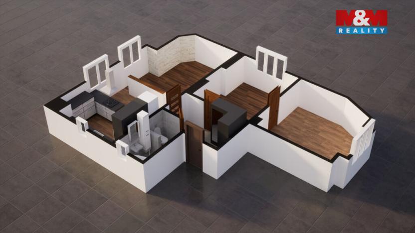 Prodej bytu 3+kk, Teplice, Škroupova, 72 m2