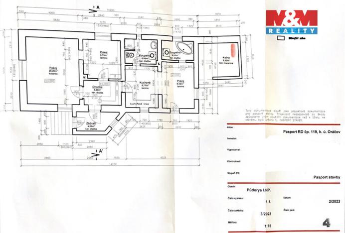 Prodej rodinného domu, Oráčov, 110 m2
