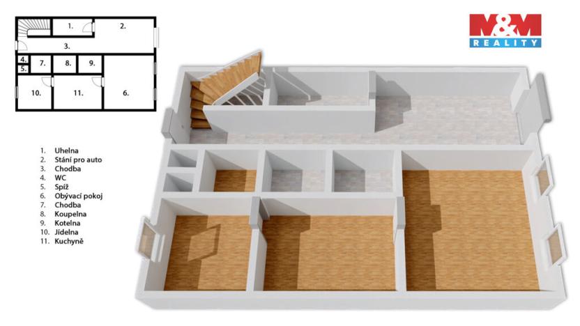 Prodej rodinného domu, Polička - Dolní Předměstí, Vrchlického, 118 m2