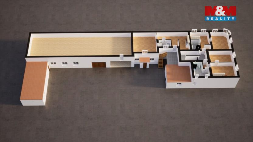 Prodej činžovního domu, Černčice, Husova, 732 m2