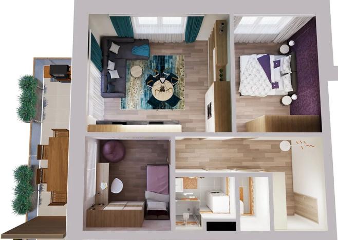 Prodej bytu 3+kk, Jablůnka, 60 m2