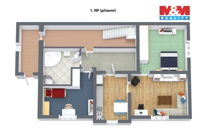 Prodej činžovního domu, Kraslice, Sadová, 305 m2