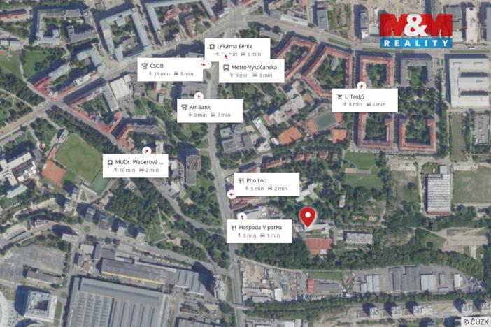 Prodej bytu 1+kk, Praha - Vysočany, U Lidového domu, 17 m2