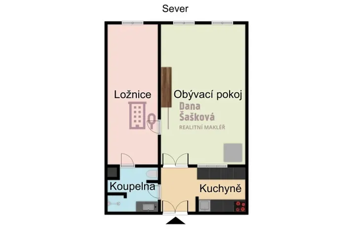 Pronájem bytu 2+1, Jindřichův Hradec, nám. Míru, 71 m2