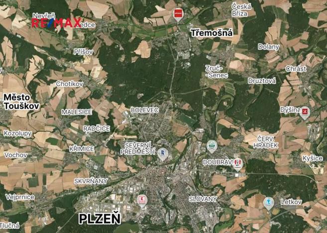 Prodej komerčního pozemku, Třemošná, 883 m2