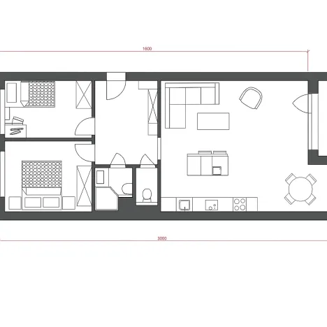 Prodej bytu 3+kk, Praha - Hlubočepy, Lumiérů, 68 m2