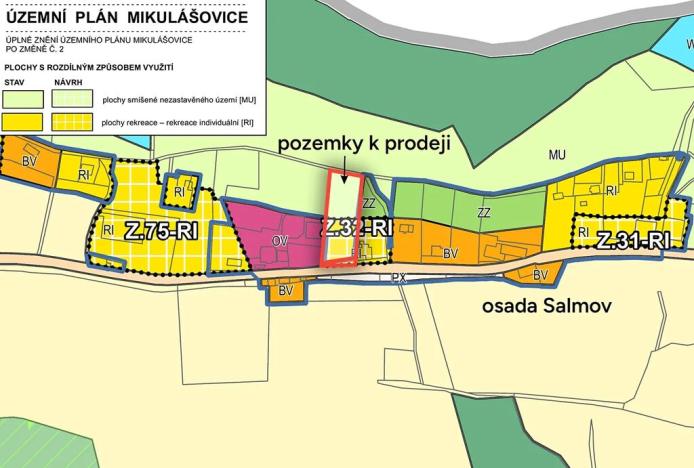 Prodej pozemku pro bydlení, Mikulášovice, 2981 m2