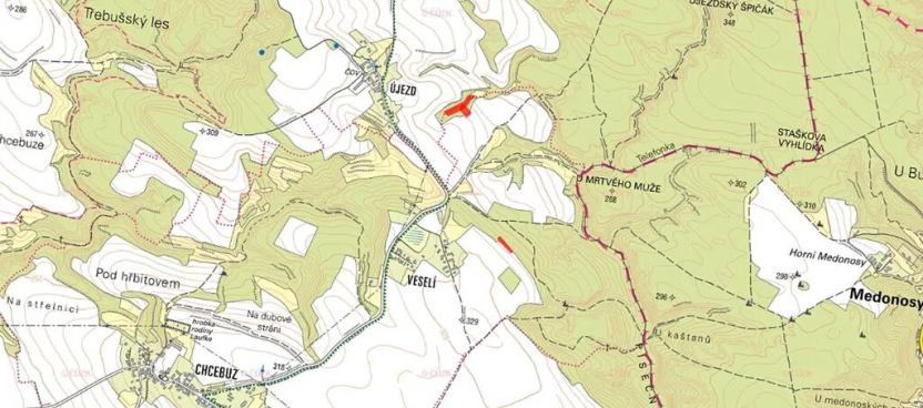 Prodej louky, Štětí, 4202 m2