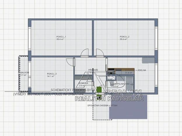 Prodej bytu 3+1, České Budějovice, Nádražní, 80 m2