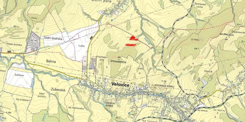 Prodej louky, Veřovice, 14613 m2