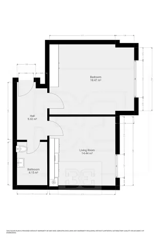 Pronájem bytu 2+kk, Praha - Žižkov, Viklefova, 46 m2