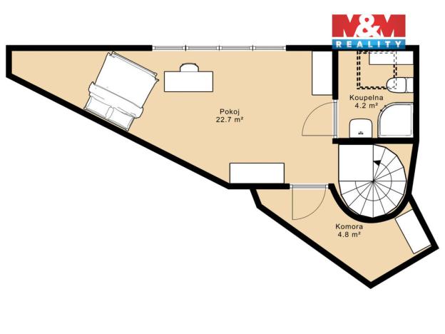 Prodej bytu 3+kk, České Budějovice - České Budějovice 3, Holečkova, 95 m2