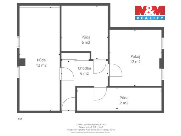 Prodej rodinného domu, Karlštejn, 61 m2