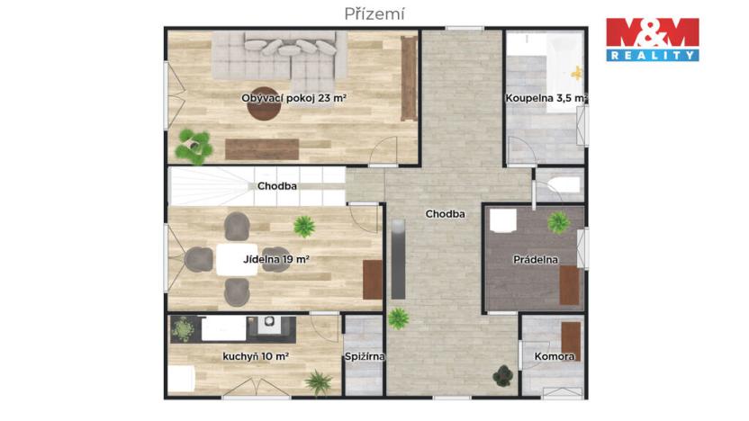 Prodej rodinného domu, Stará Paka, Letná, 274 m2