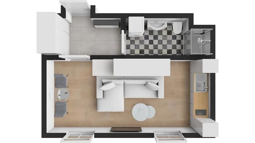 Prodej bytu 1+kk, Praha - Vršovice, Košická, 28 m2