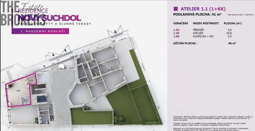 Prodej obchodního prostoru, Praha - Suchdol, U hotelu, 41 m2