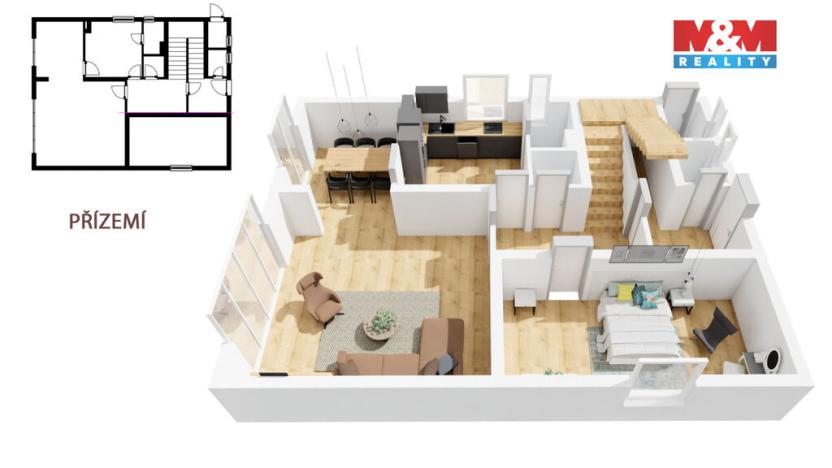 Prodej rodinného domu, Volary, Mlýnská, 280 m2