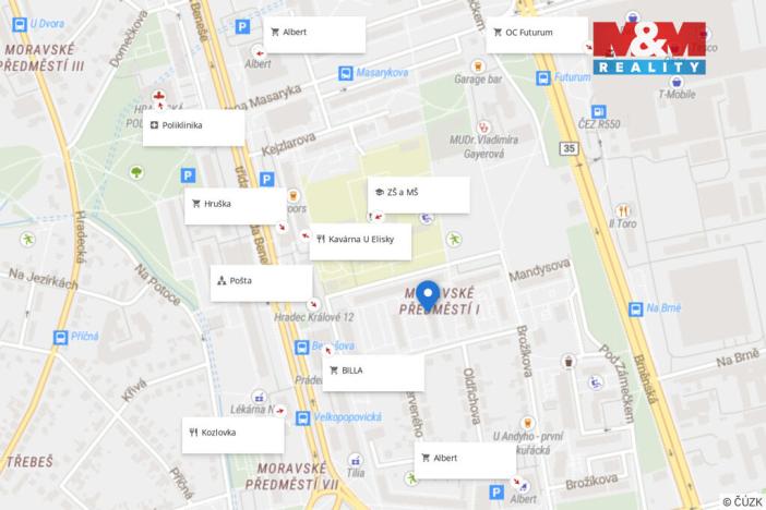 Prodej bytu 2+1, Hradec Králové - Nový Hradec Králové, Selicharova, 55 m2