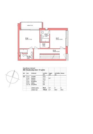 Pronájem bytu 4+1, Praha - Chodov, 250 m2