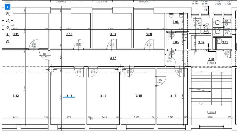 Pronájem kanceláře, Zlín, Kvítková, 33 m2